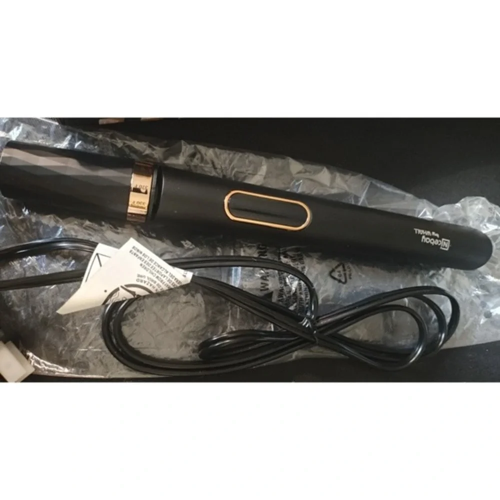 Black Gold Line Hair Straightener 35‎ W Flat Iron